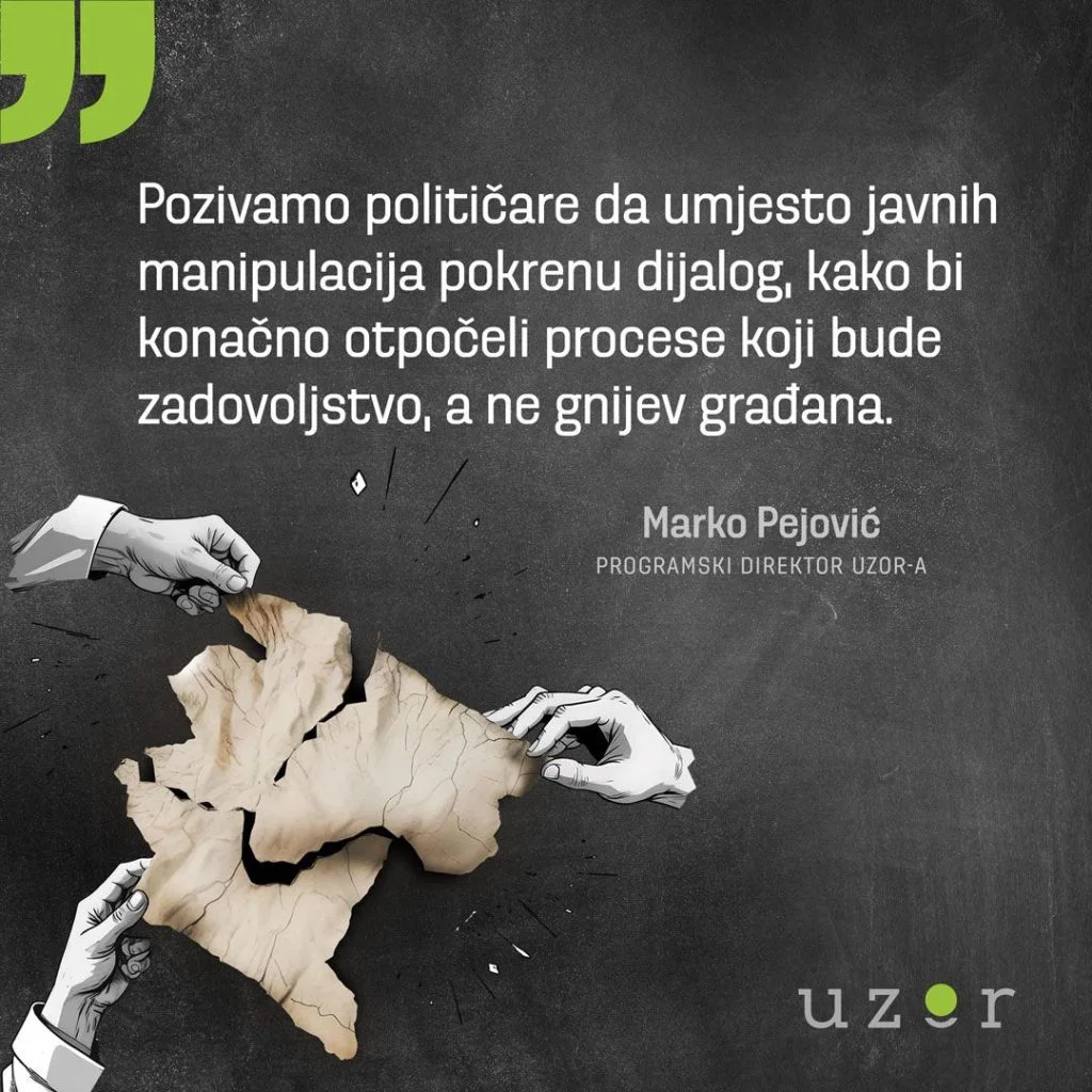 Crna Gora ima Vladu koja ne želi javni dijalog sa sopstvenim građanima