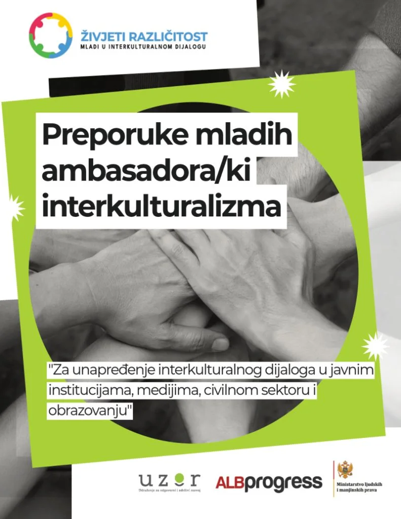 Naslovnica: Preporuke mladih ambasadora/ki interkulturalizma